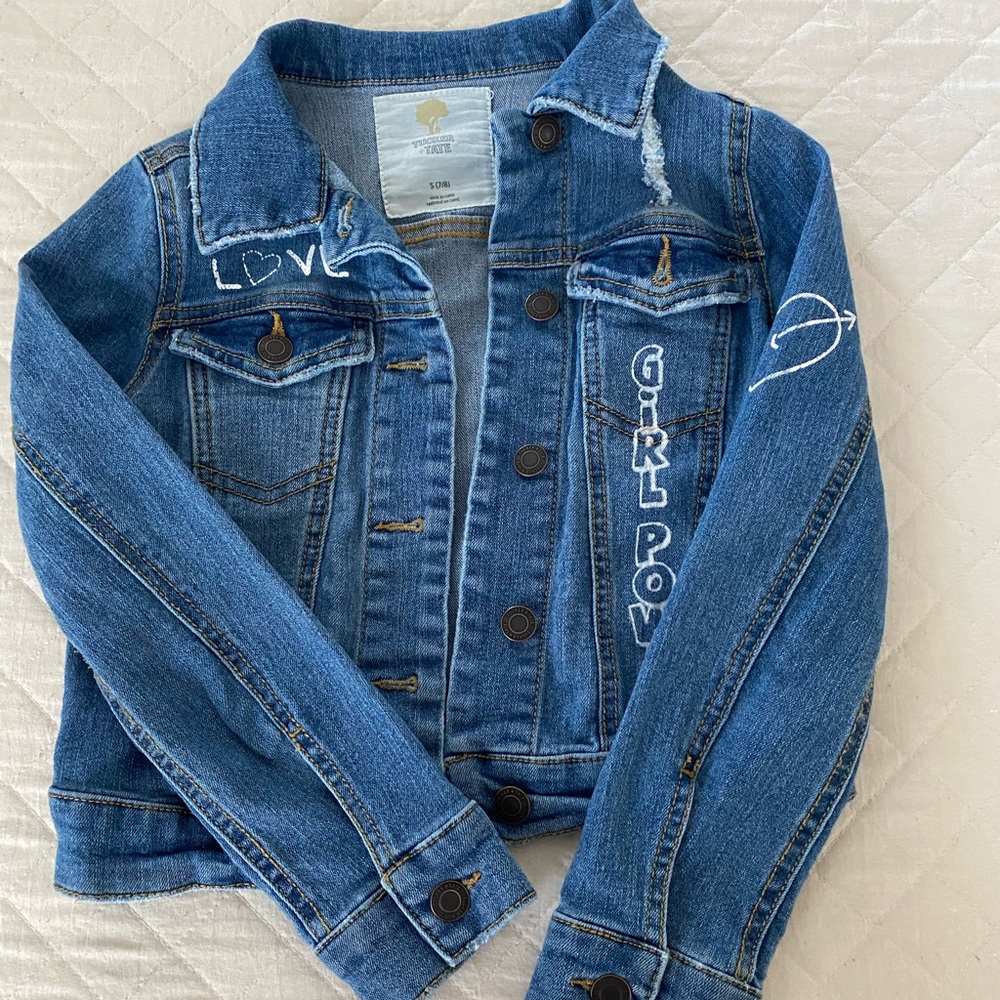 Girls blue jean jacket